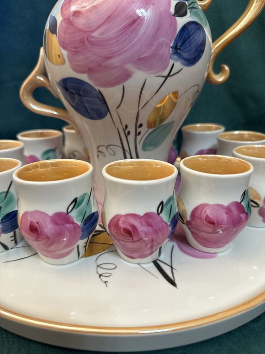 Руски/съветски рядък сервиз агашки на Дулево