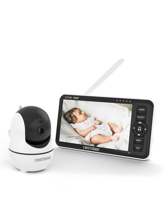 Baby Monitor Twistshake PRO Video Full HD 1080P - SIGILAT - Ecran 5.5"