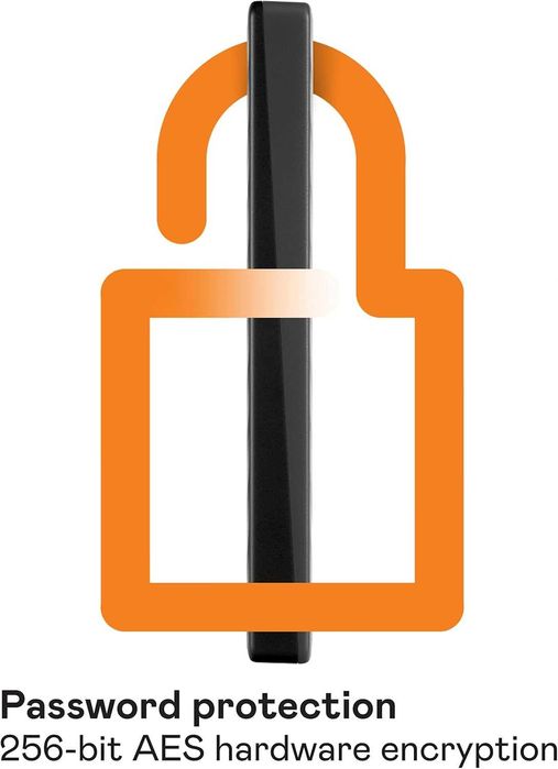 НОВ, ЗАПЕЧАТАН WD 6TB My Passport, Преносим външен твърд диск, Черен..