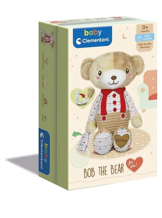 Играчка за бебе Clementoni - Първото ми плюшено мече/коте