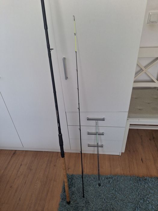 2X Combo Feeder Okuma - Lanseta Ceymar 3.60m 40-80g + Mulineta Carbonite CBF 140a - ca noi