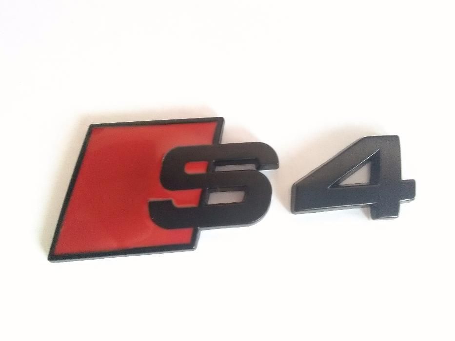 Emblema Audi S4 spate NEGRU metal S-LINE