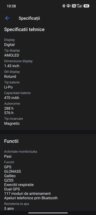 Smartwatch Xiaomi S1 Active