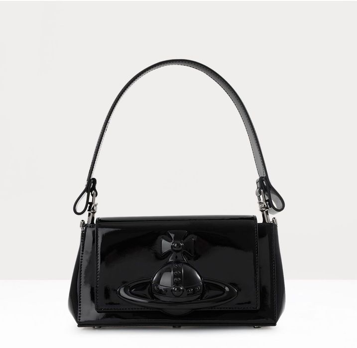 Geanta Vivienne Westwood small Hazel piele noua