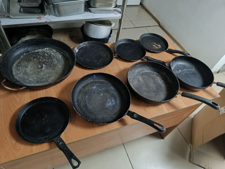 Сковородки в нормальном состоянии