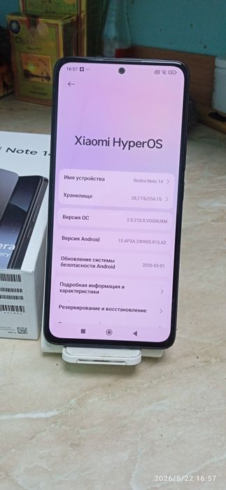 Redmi Note 14 256GB.
