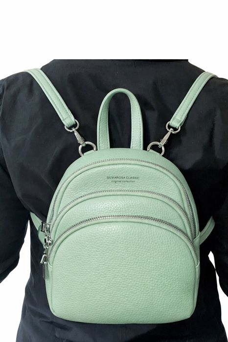 rucsac mini verde menta silviarosa collection