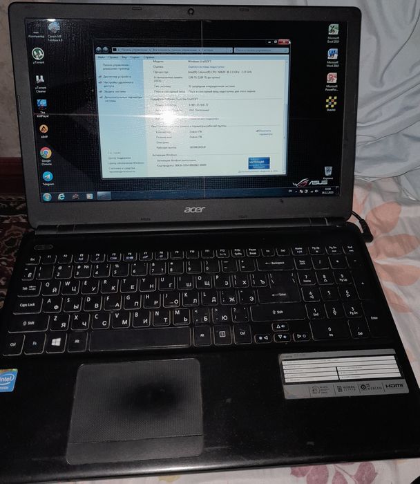 Noutbuk Acer ishlatilgan