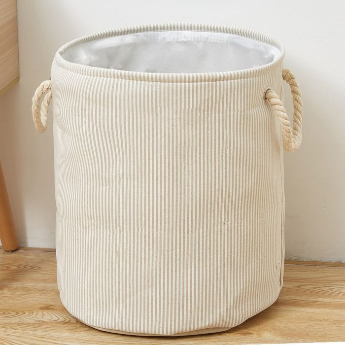 Корзина для белья с ручками из хлопка