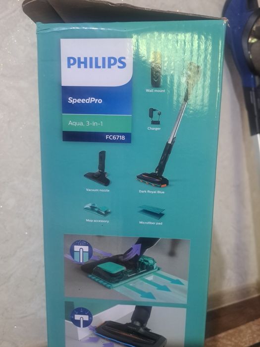 Пылесос Philips speed pro aqua 3 in 1