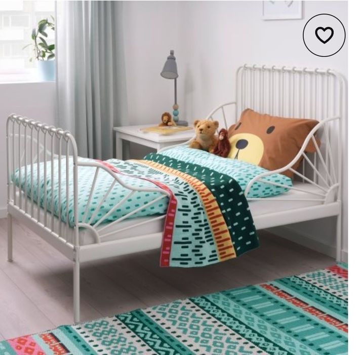 Детско легло, растящо с детето, бяло
