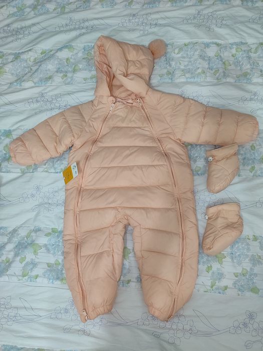 Зимний комбинезон для девочек на 2-3 года с биркой