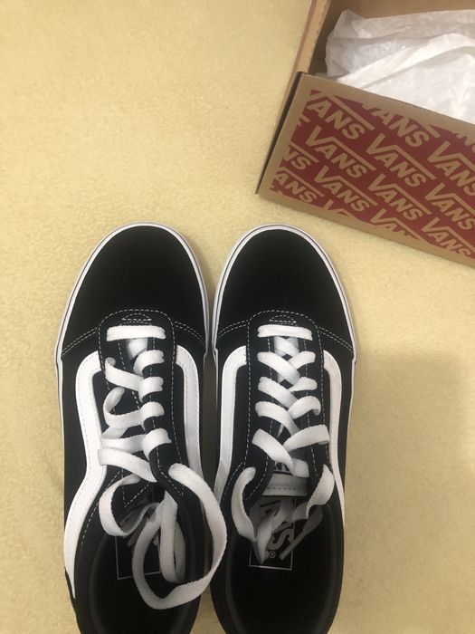 vand vans canvas black/white