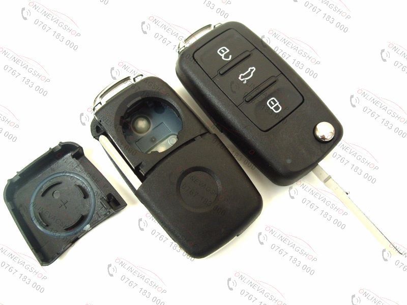 Carcasa cheie briceag ORIGINALA VW Golf 6 Skoda Octavia 2, Seat