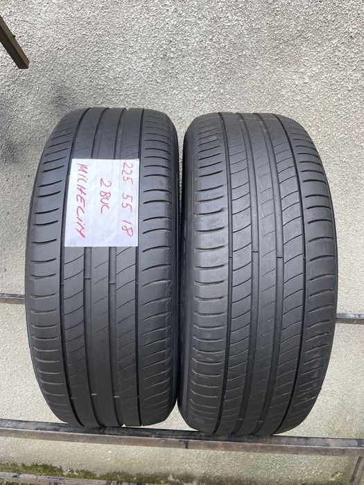 2x 225/55/18 VARĂ MICHELIN Stare impecabila