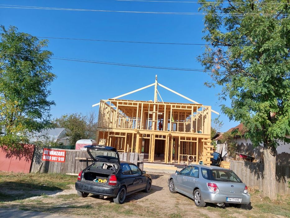 Case din lemn stratificat - la cheie