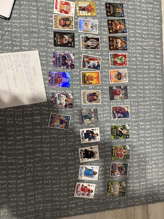 Cartonase Match Attax se pot vinde ma bucata sau pe toate