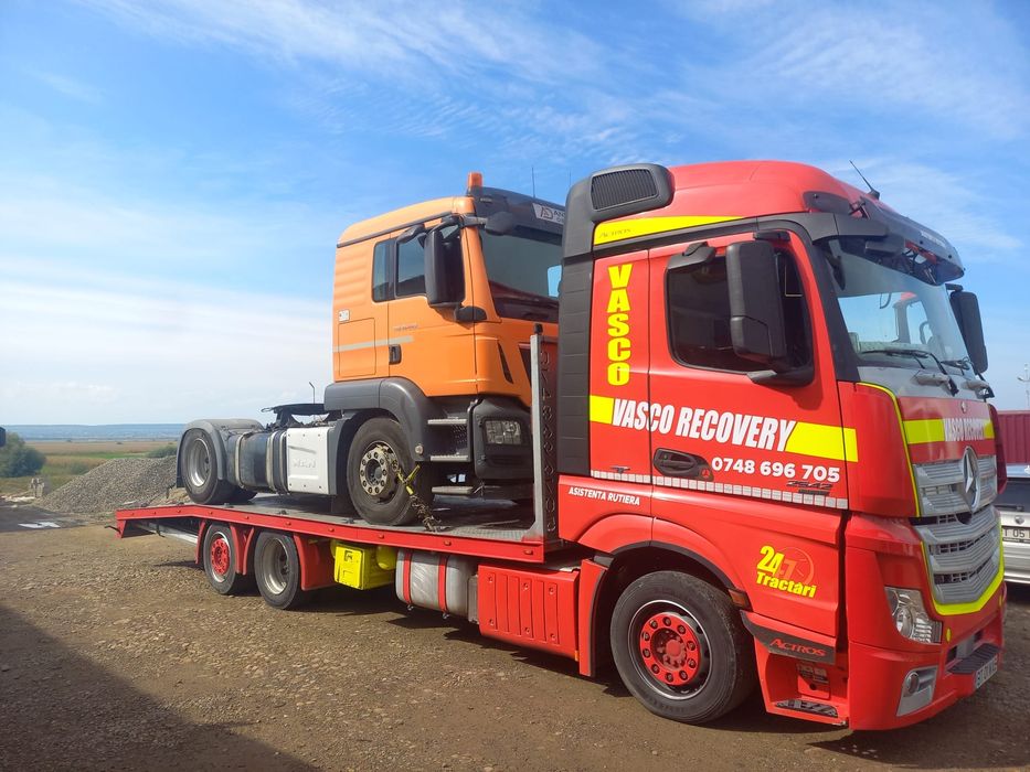 Tractări auto utilaje Vasco Recovery