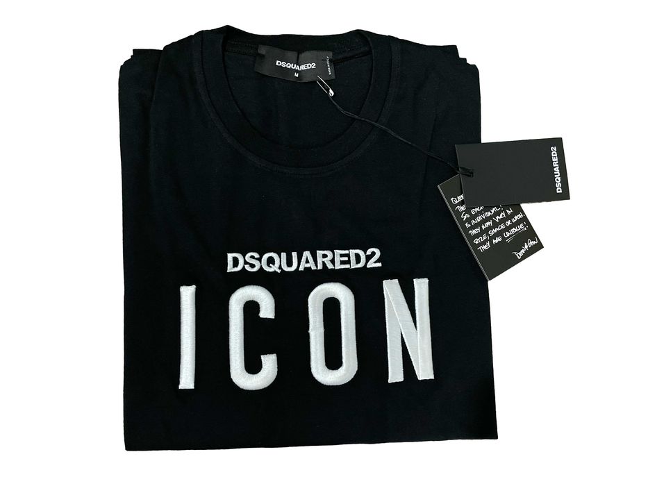 Мъжка блуза с дълъг ръкав Dsquared2 с бродерия ICON - M 2XL 3XL