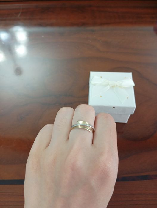 Модное Золотое кольцо 585