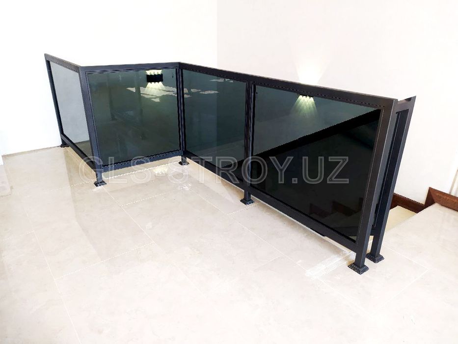 Перила, ограждения, стеклянные, нержавейка, поручен, решетки