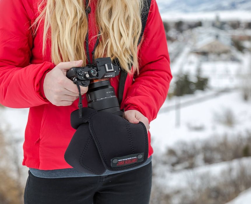 Неопренов калъф за фотоапарат OP/TECH USA Soft Pouch – Digital D-Series (Размер: D-Midsize Pro)