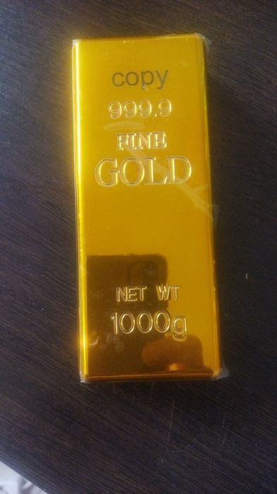 Сувенирные слитки золота