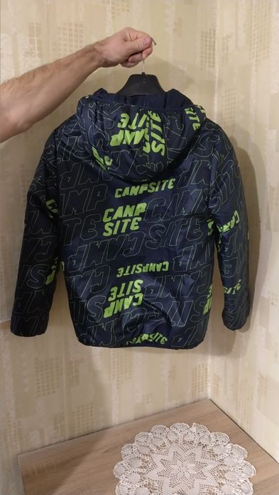 Двулицево Пролетно-есенно детско яке за момче, Размер 12 години