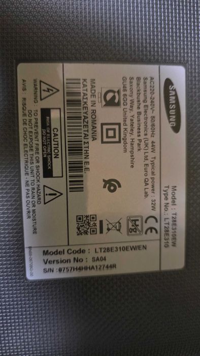 TV Samsung T28E310EW - Display spart!! Pentru piese!