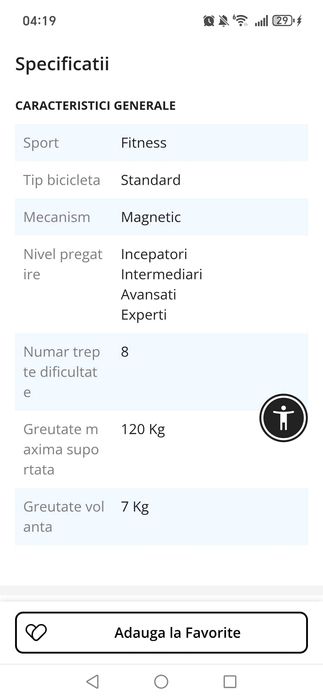 Bicicleta fitness Lotto Sierra 1