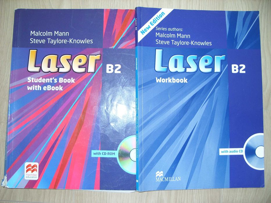Учебници и терадки по английски Laser А2 и B1