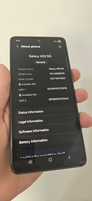 Samsung Galaxy A53 [128GB, 6GB RAM]