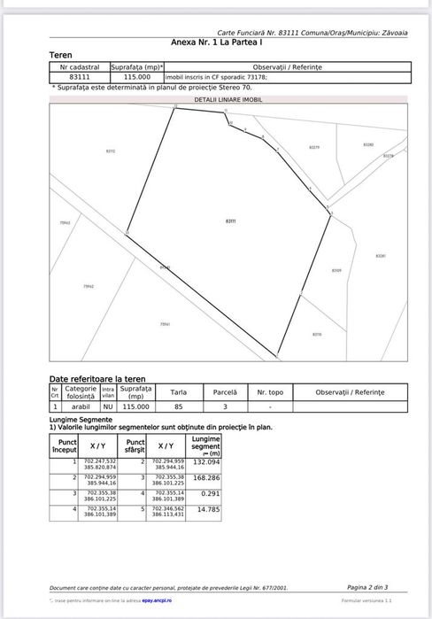 Proprietar, vând 11,5 ha teren agricol în Zavoaia/Braila