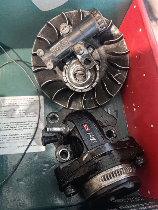 Aprilia SR50 на части