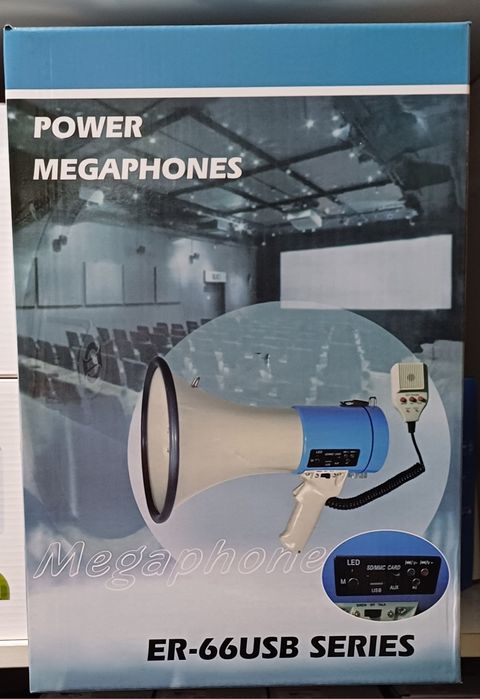 MEGAPHONE Рупор Громкоговоритель 50 wattligi