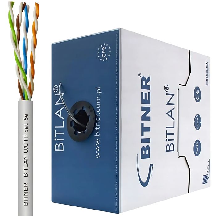 Лан Кабел UTP Cat.5e Меден