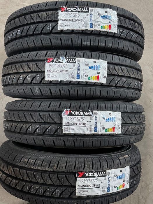 Vând 4 anvelope 195R14c Yokohama de iarnă noi