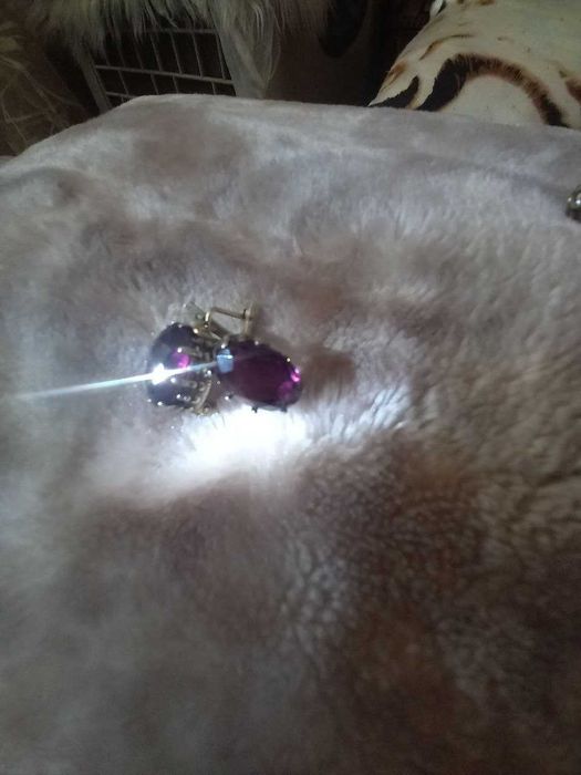 Серьги с Аметистом