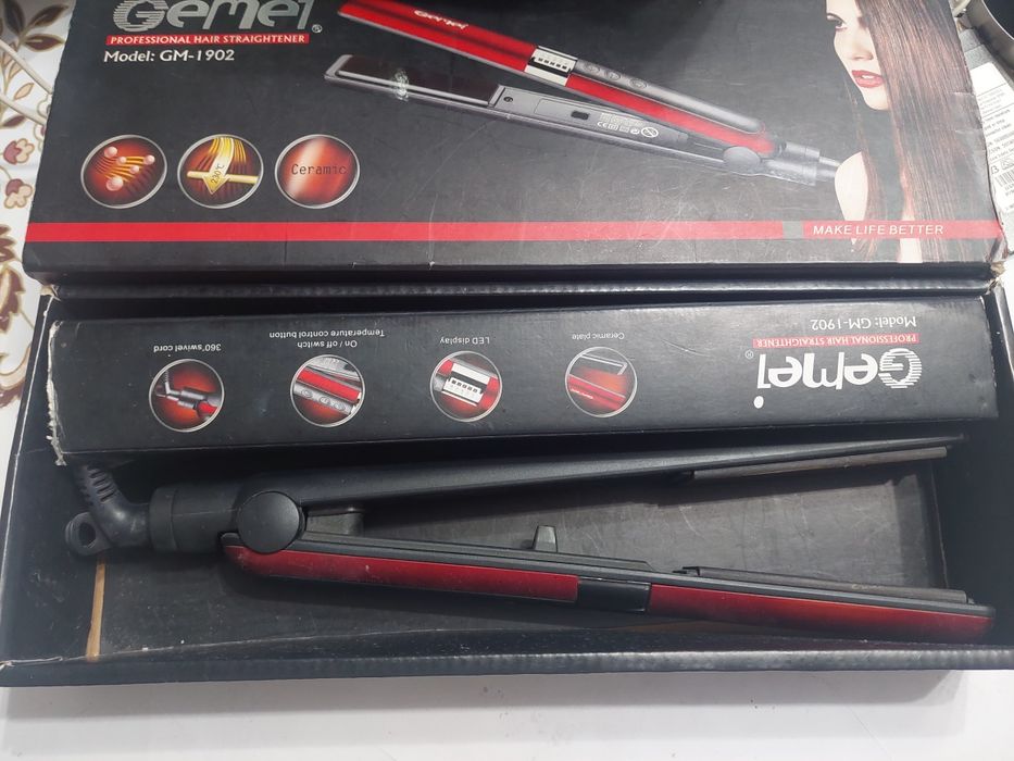 Утюг для волос gemei