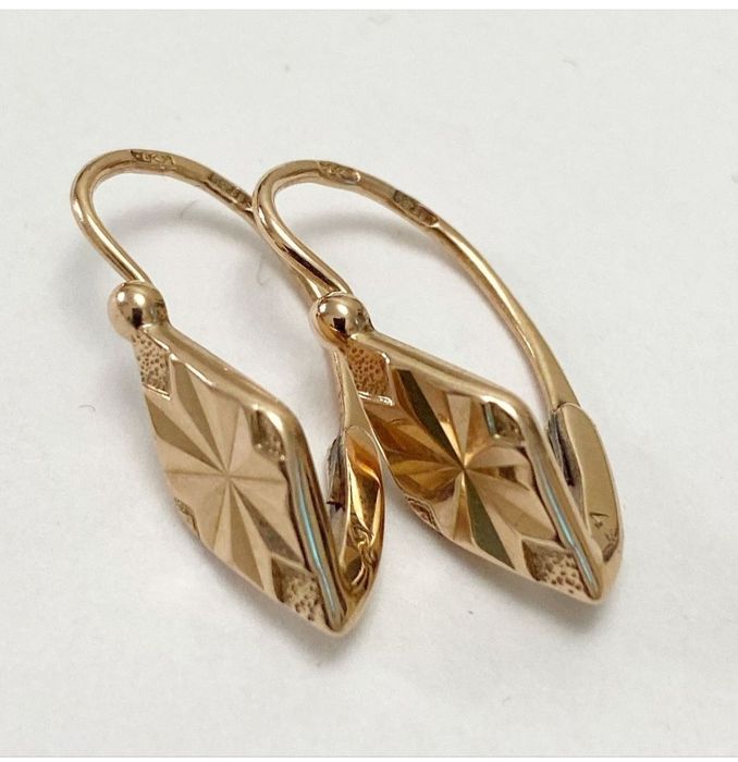 Советские серьги 585 пробы