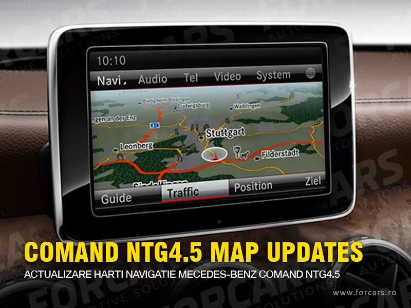 SD Card Update Hărți Navigație Mercedes Comand NTG4.5 4.7 Europa 2026