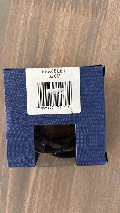 Елегантна черна гривна с кристали Swarovski – неразличима от нова