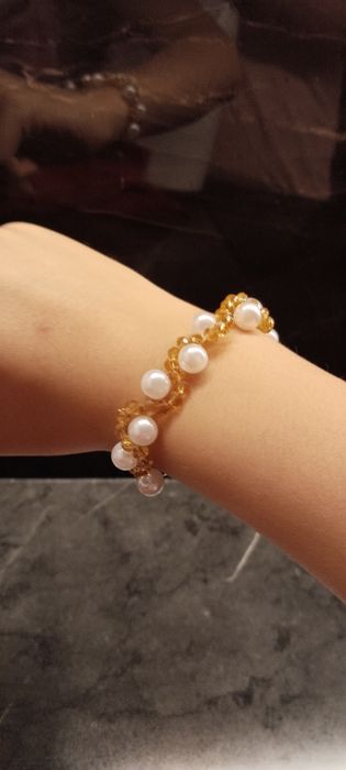 Браслет с качественными матеореалами. 17 см