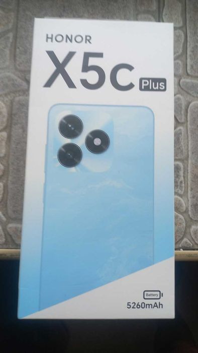 Чисто нов HONOR X5c Plus 64GB / 4GB RAM, Midnight Black - Запечатан, Гаранция 24 мес. към А1