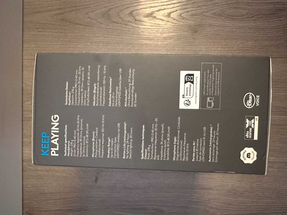 НОВИ НАМАЛЕНИ Безжични слушалки Logitech G733 Wireless  цвят Бял