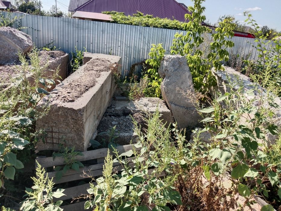 Бетонные блоки можно использовать как