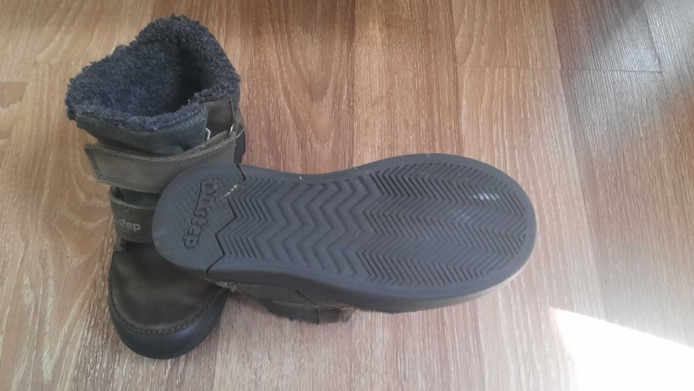 Ghete iarna, piele, imblanite, DDStep, marimea 30, talpic 19cm, stare buna