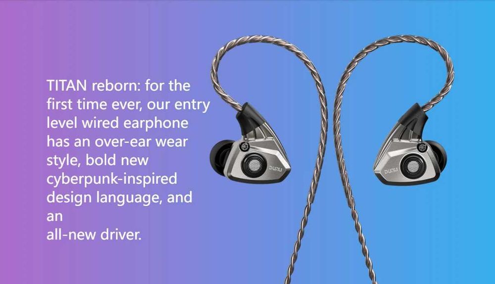 Нови- неотваряни DUNU TITAN S HIFI In-ear  11mm Dynamic Driver