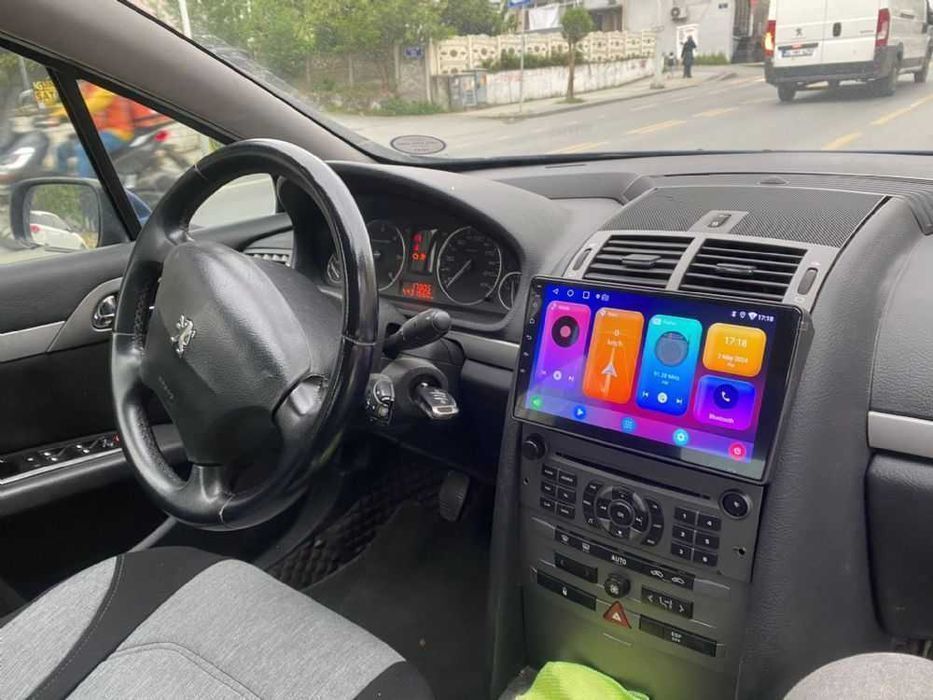 Navigatie cu Android Peugeot 407 - Wifi Bluetooth Carplay USB 1-8GB