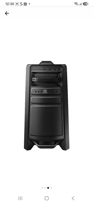 Sistem audio Samsung MX-T70, 1500W, Dynamic Bass, Bi-Directional Sound, Bluetooth Multi-Play, Karaoke Mode, DJ Effects , USB, Party Lights, negru